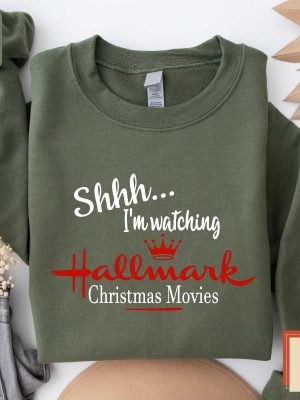 This Is My Movie Watching Sweatshirts Hallmark Christmas Movies Shirt Holiday Spirit Shirts Gift For Her Cute Christmas Shirt Christmas Unique revetee 5