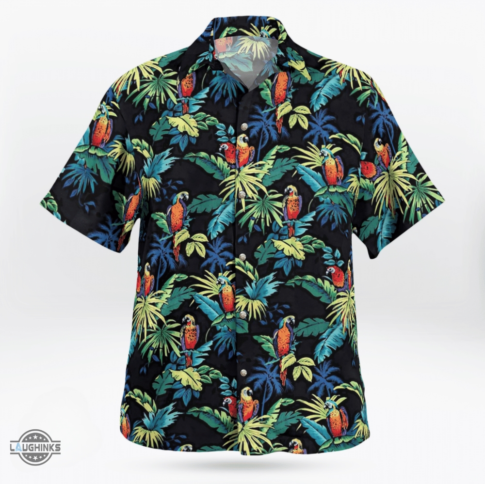 Max Payne 3 Hawaiian Shirt And Shorts Gta Gaming Tropical Parrots