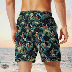 max payne 3 hawaiian shirt and shorts gta gaming tropical parrots max payne cosplay summer aloha shirt video game xbox ps3 ps4 button up shirts laughinks 6