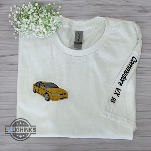 car embroidered hoodie sweatshirt tshirt embroidered custom text upload car photo shirts classic cars offroad anniversary embroidery gift for mens drivers laughinks 4