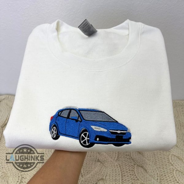 car embroidered hoodie sweatshirt tshirt embroidered custom text upload car photo shirts classic cars offroad anniversary embroidery gift for mens drivers laughinks 6
