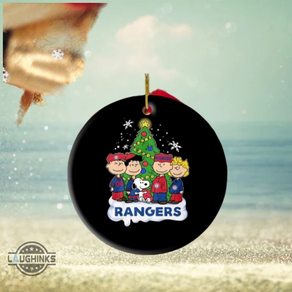 Texas Rangers Christmas Ornament Snoopy And Friends Mlb Baseball Wooden Ornaments Xmas Tree Decorations Merry Christmas 2023 World Series Champions