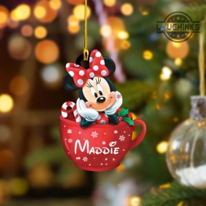 minnie mouse christmas ornament personalized minnie mouse tea cup ornaments minnie mickey disney xmas tree decorations minnie ornament disneyland laughinks 2