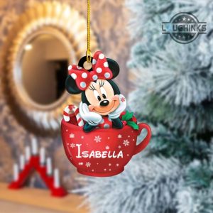 minnie mouse christmas ornament personalized minnie mouse tea cup ornaments minnie mickey disney xmas tree decorations minnie ornament disneyland laughinks 5