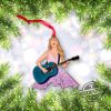 Taylor Guitar Wooden Ornament Shape Swiftie Christmas Ornament Eras Tour Europe 2024 Custom Eras Tour Fan Gifts trendingnowe.com 3