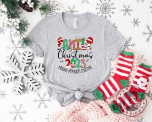 Family Christmas 2023 Making Memories Together Shirt Custom Family Christmas Tshirt Making Memories Christmas Family Hoodie Trendy Sweater Christmas Gifts giftyzy 4