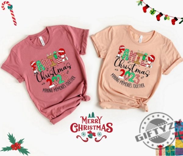 Family Christmas 2023 Making Memories Together Shirt Custom Family Christmas Tshirt Making Memories Christmas Family Hoodie Trendy Sweater Christmas Gifts giftyzy 5