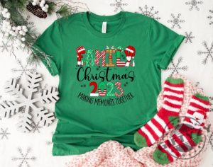 Family Christmas 2023 Making Memories Together Shirt Custom Family Christmas Tshirt Making Memories Christmas Family Hoodie Trendy Sweater Christmas Gifts giftyzy 6