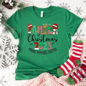 Family Christmas 2023 Making Memories Together Shirt Custom Family Christmas Tshirt Making Memories Christmas Family Hoodie Trendy Sweater Christmas Gifts giftyzy 6