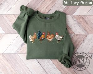 Chicken Christmas Shirt Funny Chicken Sweater Funny Animal Tshirt Cute Farmer Hoodie Christmas Country Shirt giftyzy 2