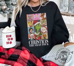 Christmas The Eras Tour Shirt Vintage 90S Christmas Movie Tshirt Nightmare Before Christmas Hoodie Christmas Family Sweatshirt Merry Grinchmas Shirt giftyzy 6