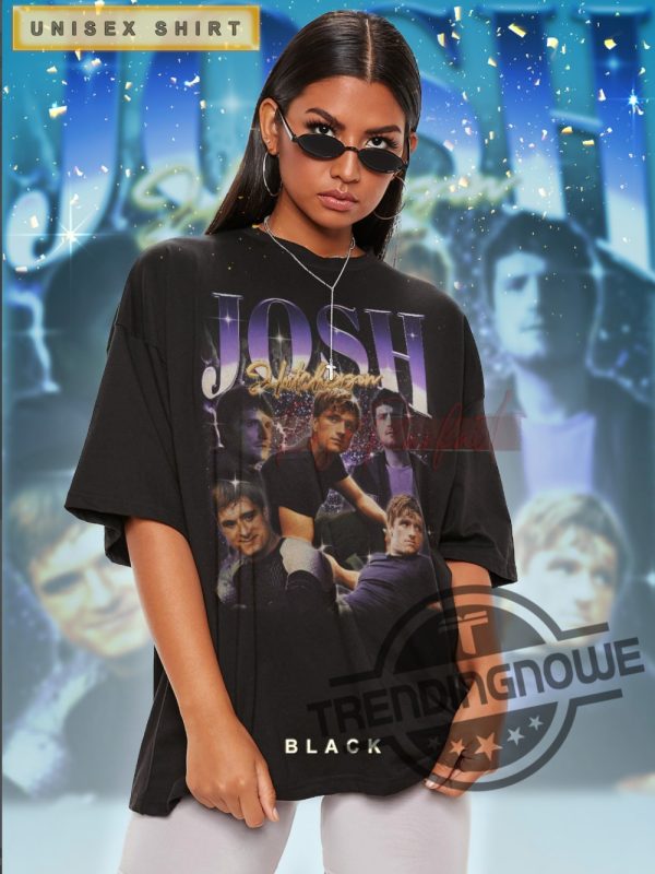 Josh Hutcherson Shirt Josh Hutcherson Fans Gift Josh Hutcherson Vintage Retro Shirt trendingnowe.com 1