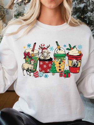 Sheep Christmas Coffee Sweatshirt Christmas Sheeps Sweater Christmas Coffee Sweatshirt Sheep Lover Christmas Tshirt Christmas Gifts Unique revetee 2