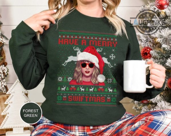 taylor swift christmas shirt sweatshirt hoodie mens womens have a merry swiftmas funny ugly xmas sweater the era tour shirts ts concert merch gift for fan laughinks 1