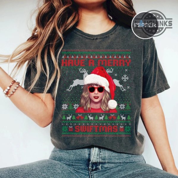 taylor swift christmas shirt sweatshirt hoodie mens womens have a merry swiftmas funny ugly xmas sweater the era tour shirts ts concert merch gift for fan laughinks 2