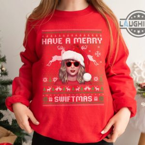 taylor swift christmas shirt sweatshirt hoodie mens womens have a merry swiftmas funny ugly xmas sweater the era tour shirts ts concert merch gift for fan laughinks 3