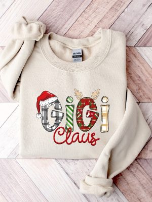 Gigi Claus Sweatshirt Gigi Claus Apparel Christmas Gift Gigi Claus Shirt Grandma Claus Grandma Gift Gift For Grandma Grandma Shirt Unique revetee 3