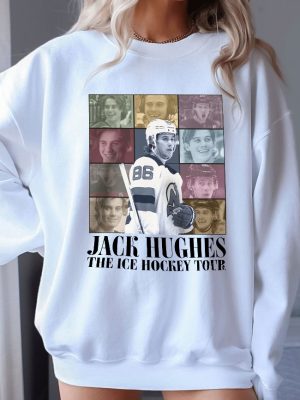 Jack Hughes The Eras Tour Shirt New Jersey Devils Sweatshirt New Jersey Hockey Tshirt Jack Hughes Sweater Hockey Fan Gifts Unique revetee 5