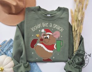 Cute Gus Gus Shirt Disneyland Christmas Tshirt Looking Like A Snack Hoodie Christmas Kids Sweatshirt Family Christmas Shirt giftyzy 3