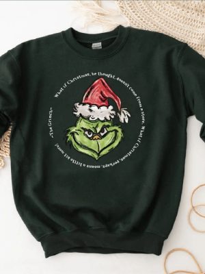 Grinch Christmas Sweatshirt Grinch Sweatshirt Christmas Sweatshirt Grinch Sweatshirt Christmas Vibe Shirt For Her Funny Grinch Shirt Unique revetee 2