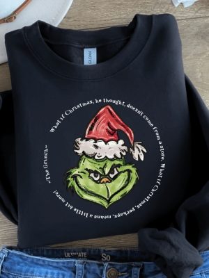 Grinch Christmas Sweatshirt Grinch Sweatshirt Christmas Sweatshirt Grinch Sweatshirt Christmas Vibe Shirt For Her Funny Grinch Shirt Unique revetee 6