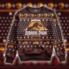 dinosaur ugly christmas sweater all over printed jurassic park artificial wool sweatshirt xmas gift for men women jurassic world t rex faux knitted shirts laughinks 1