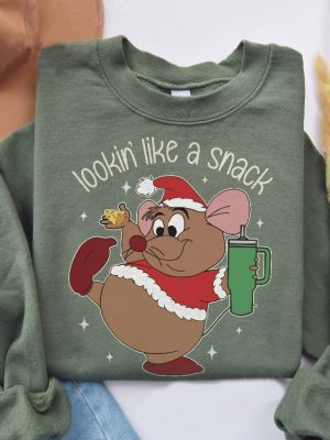 Cute Gus Gus Shirt Disneyland Christmas Shirt Looking Like A Snack Shirt Christmas Kids Shirt Family Christmas Shirt Christmas Gifts Unique revetee 2