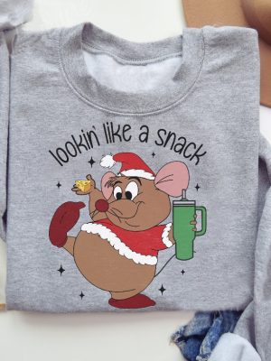 Cute Gus Gus Shirt Disneyland Christmas Shirt Looking Like A Snack Shirt Christmas Kids Shirt Family Christmas Shirt Christmas Gifts Unique revetee 3