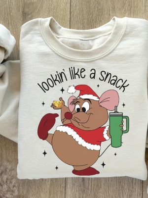 Cute Gus Gus Shirt Disneyland Christmas Shirt Looking Like A Snack Shirt Christmas Kids Shirt Family Christmas Shirt Christmas Gifts Unique revetee 4