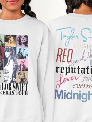 Vintage Kid Taylor Eras Tour Shirt Youth Taylor Merch Swiftie Merch The Eras Tour Youth Crewneck Swiftie Sweatshirt The Eras Tour Shirt Unique revetee 2