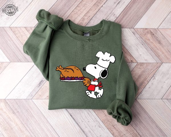 Thanksgiving Peanuts Sweatshirt Thanksgiving Tshirt Snoopy Sweatshirt Thanks Giving Turkey Sweatshirt Snoopy Thanksgiving Sweatshirt Unique revetee 3