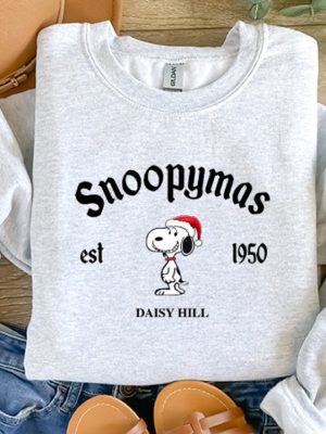 Snoopy Christmas Sweatshirt Charlie And The Snoopy Christmas Sweatshirt Cartoon Dog Sweatshirt Christmas Gift Vintage Sweatshirt Unique revetee 2