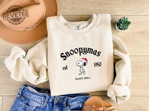 Snoopy Christmas Sweatshirt Charlie And The Snoopy Christmas Sweatshirt Cartoon Dog Sweatshirt Christmas Gift Vintage Sweatshirt Unique revetee 3