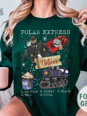 Polar Express Christmas Shirt Polar Express Ticket Shirt Train Depot Shirt North Pole Shirt Christmas Holiday Shirt Polar Express Shirt Unique revetee 5