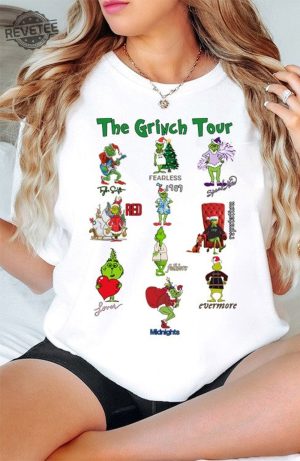 Christmas Ts Shirt The Grinch Tour The Grinch In My Grinch Eras Sweatshirt Grinch Tour Sweatshirt Grinch Christmas Sweatshirt Unique revetee 2