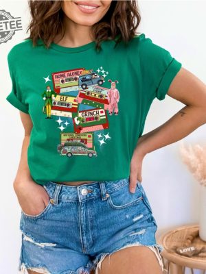 Retro Christmas Movie Shirt Christmas Movies Shirt Holiday Spirit Shirt Gift For All Cute Christmas Shirt Christmas Shirt Christmas Gift Unique revetee 3