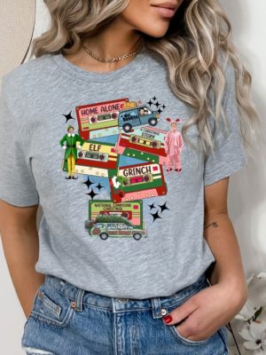 Retro Christmas Movie Shirt Christmas Movies Shirt Holiday Spirit Shirt Gift For All Cute Christmas Shirt Christmas Shirt Christmas Gift Unique revetee 4