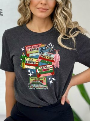 Retro Christmas Movie Shirt Christmas Movies Shirt Holiday Spirit Shirt Gift For All Cute Christmas Shirt Christmas Shirt Christmas Gift Unique revetee 5