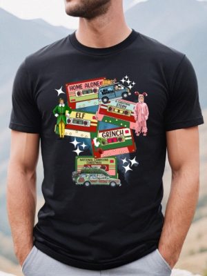 Retro Christmas Movie Shirt Christmas Movies Shirt Holiday Spirit Shirt Gift For All Cute Christmas Shirt Christmas Shirt Christmas Gift Unique revetee 6