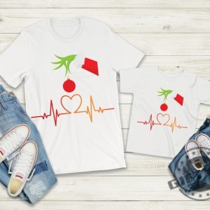 Grinch Nurse Shirt Christmas Nurse Tshirt Nurse Stethoscope Hoodie Merry Grinchmas Sweatshirt Nursing Christmas Shirt giftyzy 7
