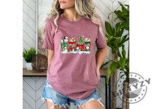 Snoopy Coffee Cup Christmas Shirt Peanuts Christmas Hoodie Snoopy Dog Tshirt Snoopy Christmas Sweater Christmas Dog Shirt giftyzy 3