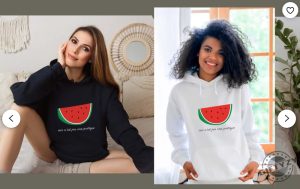 This Is Not A Watermelon Shirt Ceci Nest Pas Une Pasteque Sweatshirt Palestine Flag Tee Magritte Parody Watermelon Shirt giftyzy 3