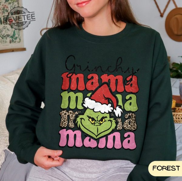 Mama Grinch Sweatshirt Funny Grinch Not Going Shirt Grinch Shirt Grinch Sweatshirt Christmas Hoodie Christmas Sweatshirt Unique revetee 1