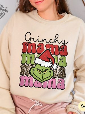 Mama Grinch Sweatshirt Funny Grinch Not Going Shirt Grinch Shirt Grinch Sweatshirt Christmas Hoodie Christmas Sweatshirt Unique revetee 6