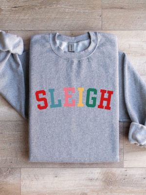 Sleigh Christmas Sweatshirt Christmas Party Crewneck Holiday Sweater For Women Holiday Sweatshirt Gift For Mom Gift For Her Unique revetee 5