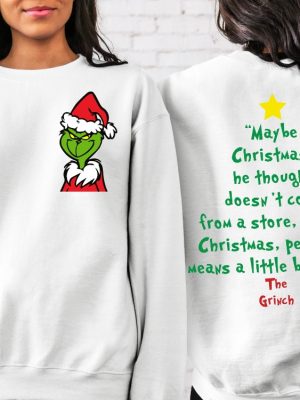 The Grinch Christmas Sweatshirt Grinch Christmas Shirt Christmas Sweatshirt Grinchmas Sweater Unique revetee 2