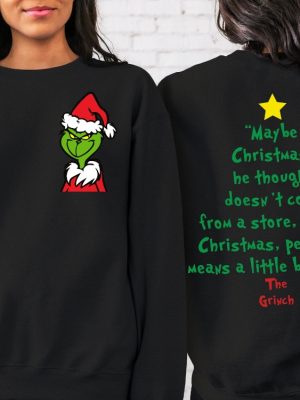 The Grinch Christmas Sweatshirt Grinch Christmas Shirt Christmas Sweatshirt Grinchmas Sweater Unique revetee 3