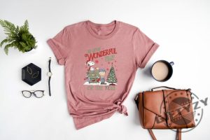 The Most Wonderful Time Of The Year Sweatshirt Charlie And The Snoopy Christmas Tshirt Christmas Tree Hoodie Christmas Kids Shirt Charlie And The Snoopy Shirt giftyzy 4