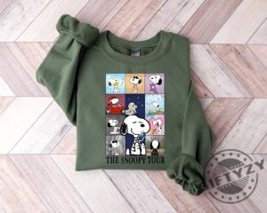 The Snoopy Tour Taylor Version Eras Tour Shirt Swiftie Eras Hoodie Lover Midnights Folklore Tshirt Snoopy Dog Sweatshirt Taylor Tour Shirt giftyzy 2