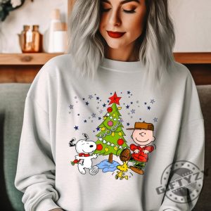 The Peanuts Movie Shirt Charlie And The Snoopy Christmas Sweatshirt Christmas Cartoon Dog Hoodie Vintage Christmas Tshirt Cute Snoopy Christmas Shirt giftyzy 3